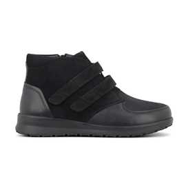 Damestøvle med velcro og stretch fra New Feet